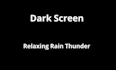 create 10 hour black screen rain video, fireplace, white and brown noise