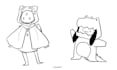draw your characters in a chibi style