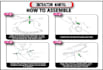 create vector line art draw step by step instruction manual for your product