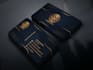 do minimalist luxury elegant business card design