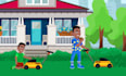 make cute african american children book illustrations