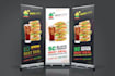 create outstanding roll up banner design in 24 hours