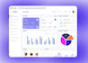 design dashboard, web app, CRM, admin panel UI in figma