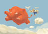 draw surrealist, animal, monster for unique children book