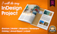 do any adobe indesign project
