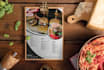 create a modern and professional menu design
