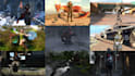 3d character render scenes with background