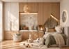 design a kids bedroom with realistic 3d renders