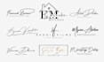 design handwriting, scripted, signature, cursive, handwritten logo