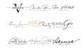 design scripted, signature, cursive, handwriting logo