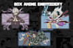 design anime embroidery tshirt or hoodie