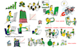 make colorful 2d whiteboard animation explainer doodle video or sales video