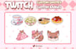 make adorable cute custom twitch sub badges or bit badges