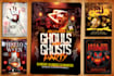 design modern halloween flyers aand social media banners