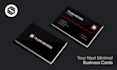 design clean and minimal business cards