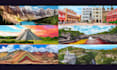 design awesome background and landscape pixel art nft