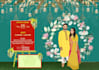 design luxary wedding invitation video and engagement ceremony