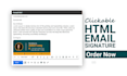 design HTML email signature or clickable email signature