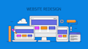 create, fix bugs, redesign react website