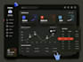 design admin panel dashboard design and web app in figma