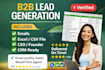 do b2b lead generation with verified emails and contacts