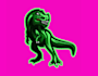 design creative dinosaur logo with satisfaction guaranteed
