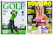 design sports or lifestyle magazine covers of all kinds