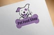 design pet, dog, cat, animal and veterinary clinic logo