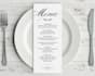 design wedding set menu, drinks menu, bar menu