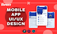 design modern UI UX design on adobe xd and figma