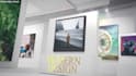 create 3d nft slideshow art gallery video