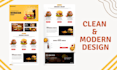 develop responsive front end website with html css js