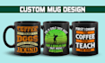 create custom and bulk coffee mug design