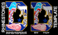 turn your art to a rhinestone template