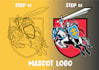 design amazing mascot and anime logo