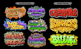 create badass  graffiti  urban for your logo or sticker