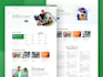 figma landing page, full website UI UX design responsive