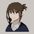 create pixel art portrait, background for you