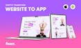 convert website to app, website to android and ios app, web to app