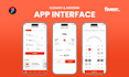 design mobile app UI UX in figma, mobile app design for android and ios