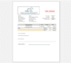 provide a rental property statement and invoice template
