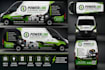 design premium vehicle wrap, van wrap, truck wrap and fleet graphics