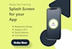 design an eye catching splash screen UI UX design