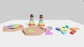 design low poly and high poly 3d models using blender