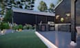 do 3d backyard landscape design with patio pergola deck garden outdoor kitchen