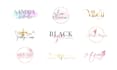 design luxury feminine logo