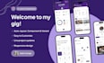 design mobile app UI UX for android and ios with figma