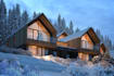 create small exterior house, architecture rendering images