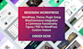 clone redesign wordpess with divi theme or elementor pro