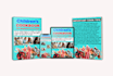 design book and ebook cover with 3d mockup